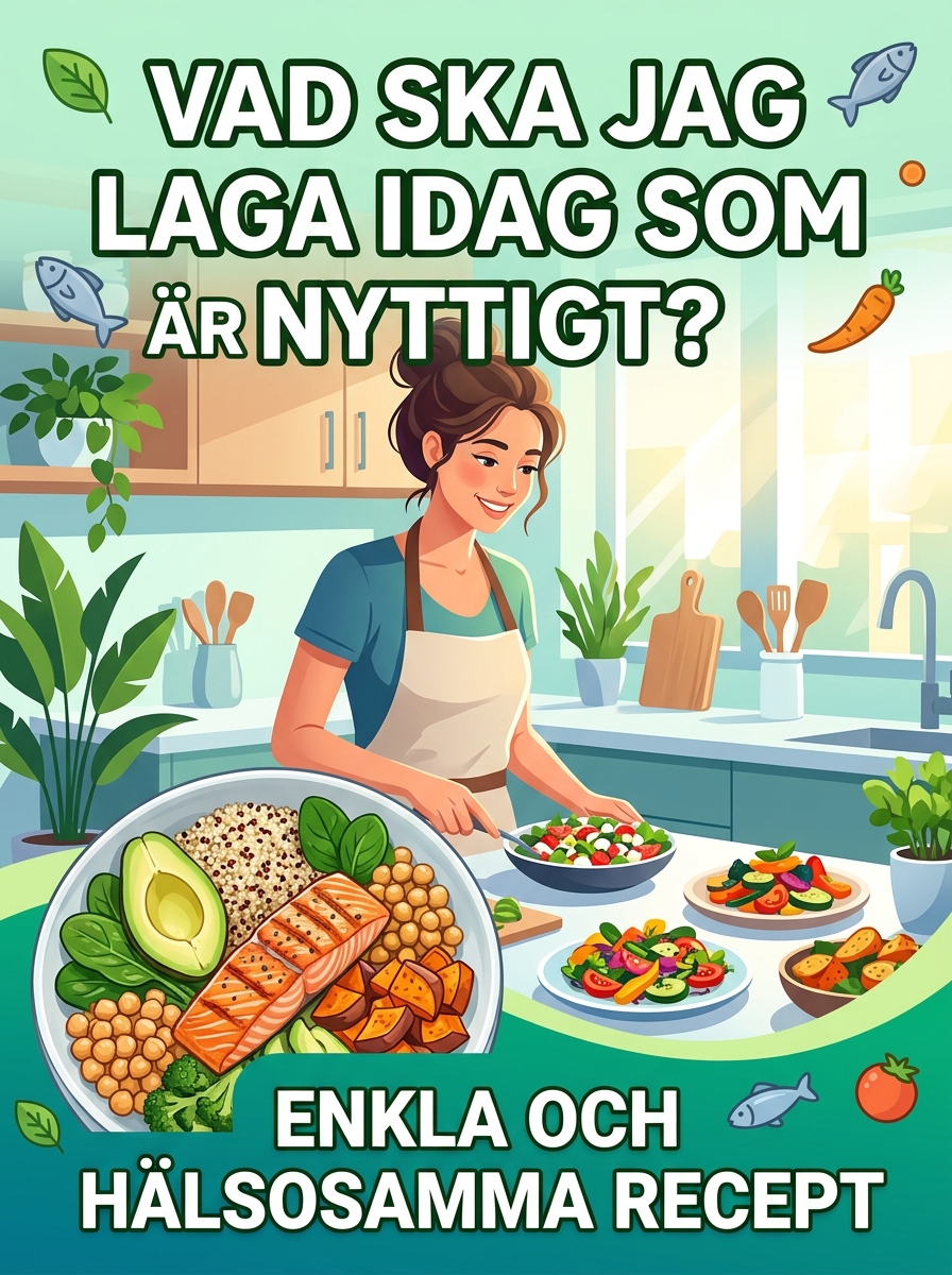 Vad ska jag laga idag nyttigt? Enkla och hälsosamma recept